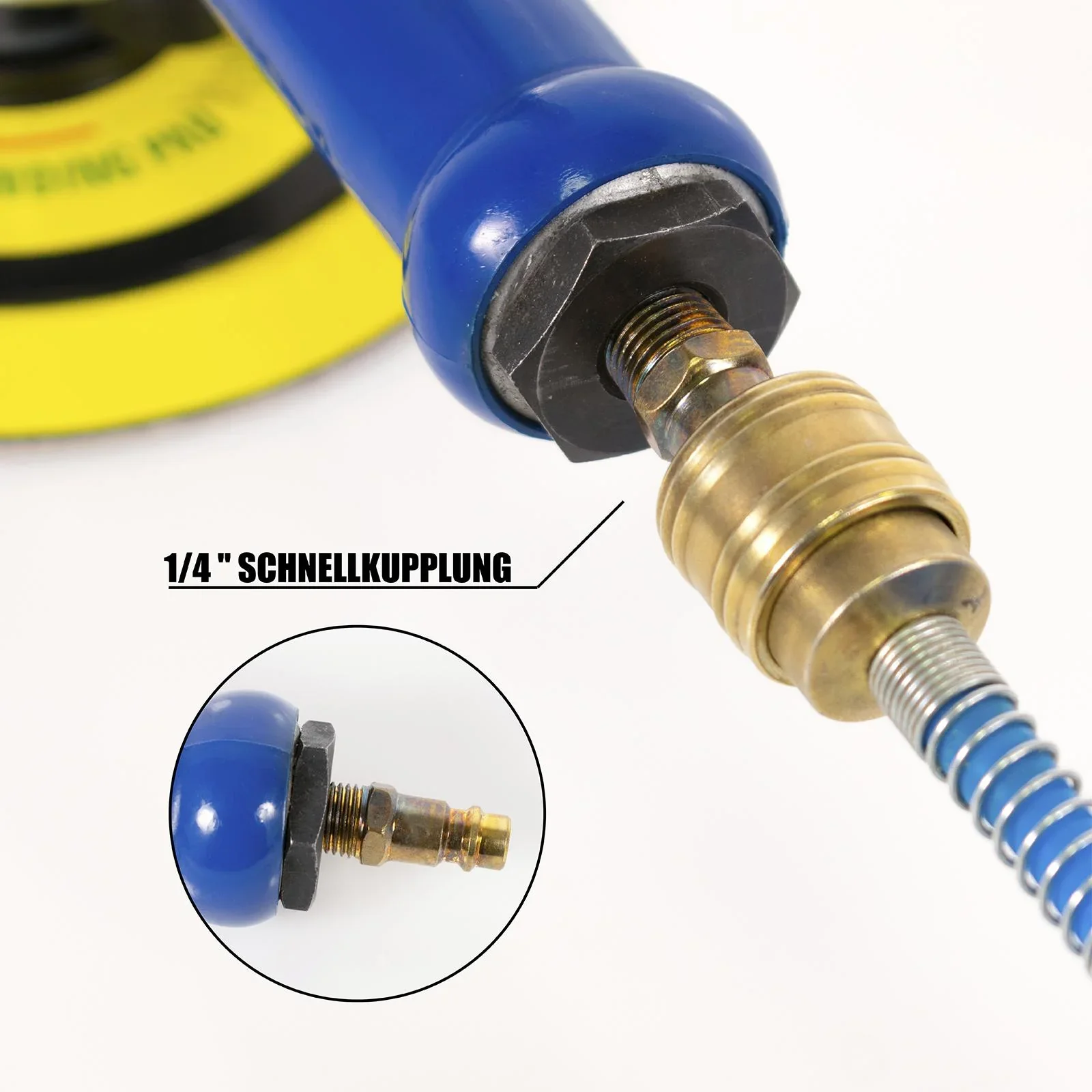 Druckluft-Exzenterschleifer, 15 cm - 2