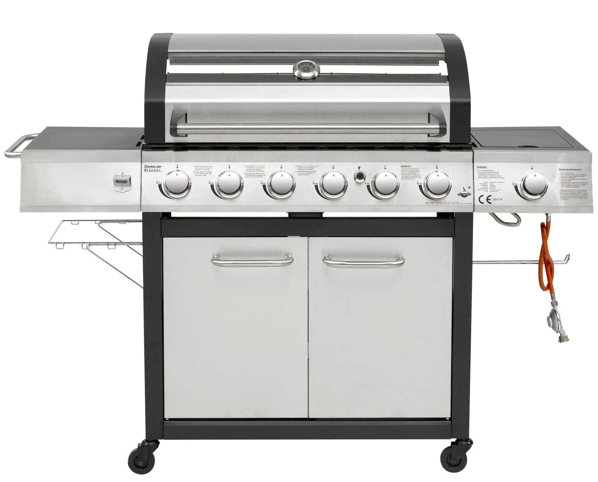 Edelstahl-Gasgrill "Long Beach" - 1