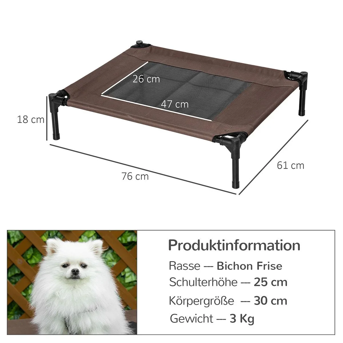 Hundebett Hundeliege Outdoor Katze - 1