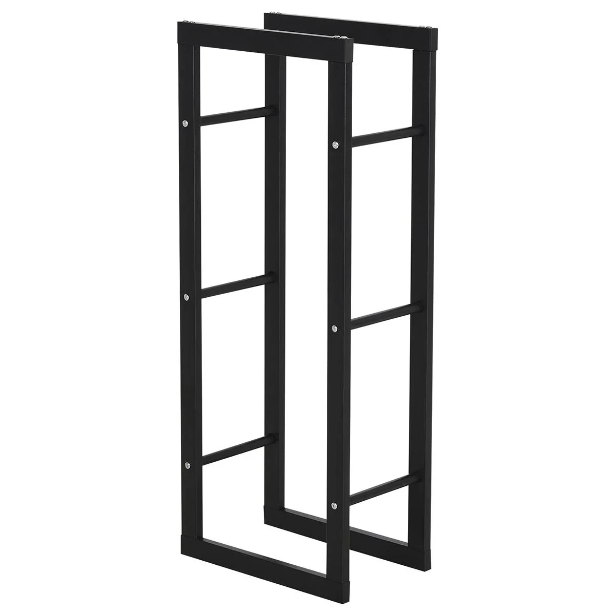 Kaminholzständer schwarz - 0