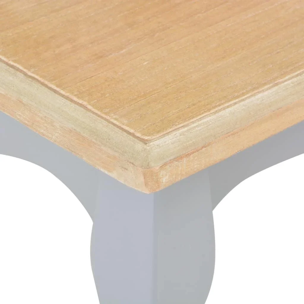 Couchtisch 110x60x40 cm Kiefer massiv grau und braun - 3
