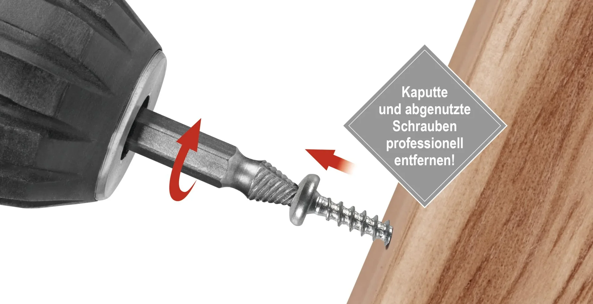 Schraubenentferner-Set 4-teilig - 8