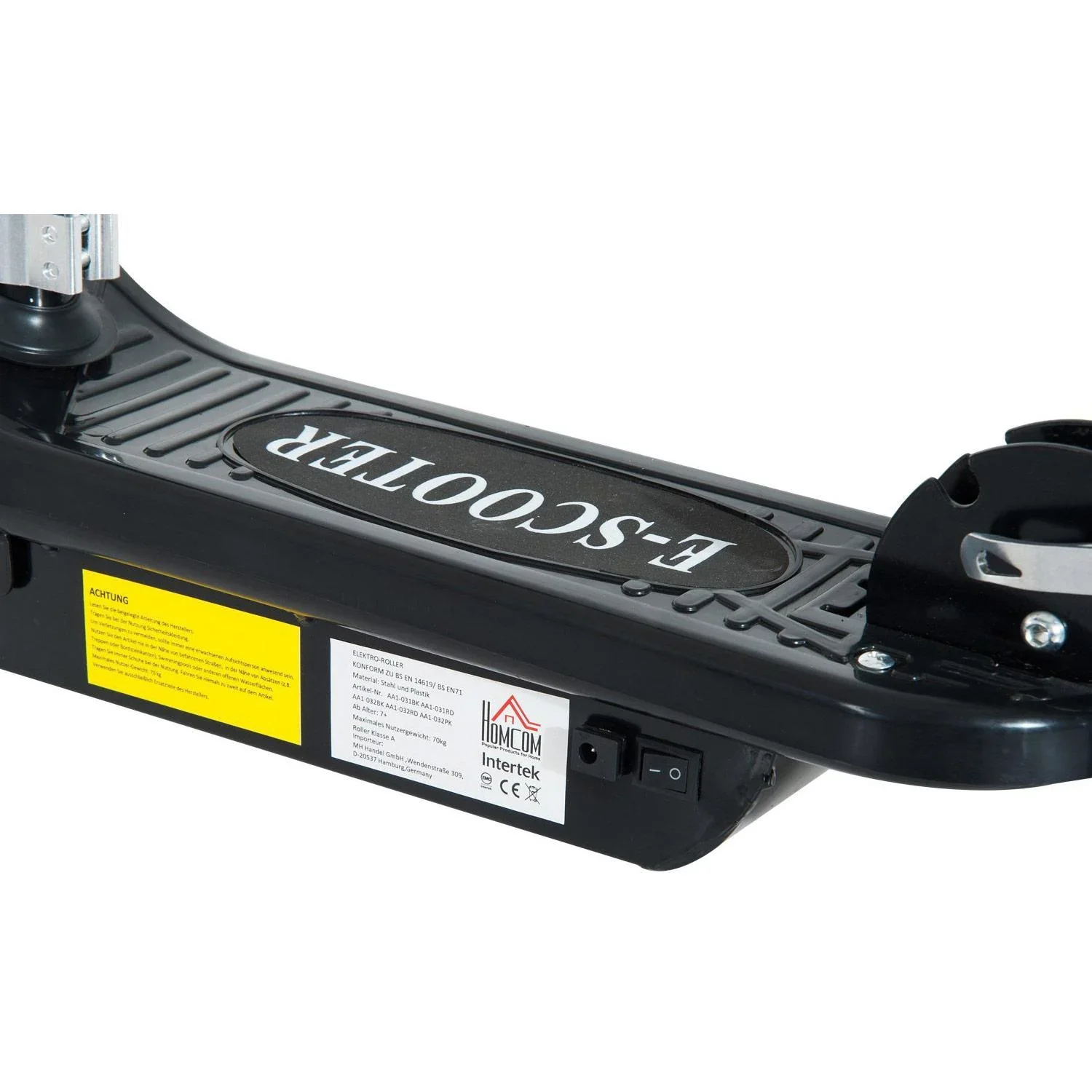 Elektroroller Kinderroller Cityroller 120W Schwarz - 5