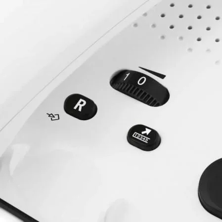 Schnurgebundenes Großtastentelefon PhoneEasy 331ph weiß, mit optischer Anrufsignalisierung, 3 Direktwahl-Fototasten - 1