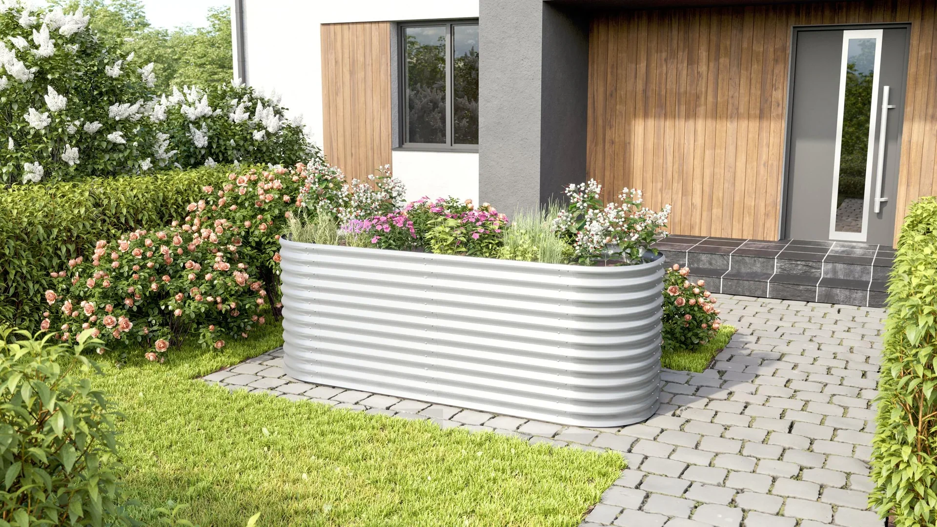 Hochbeeterweiterung Stretched 858, Farbe blank - 1