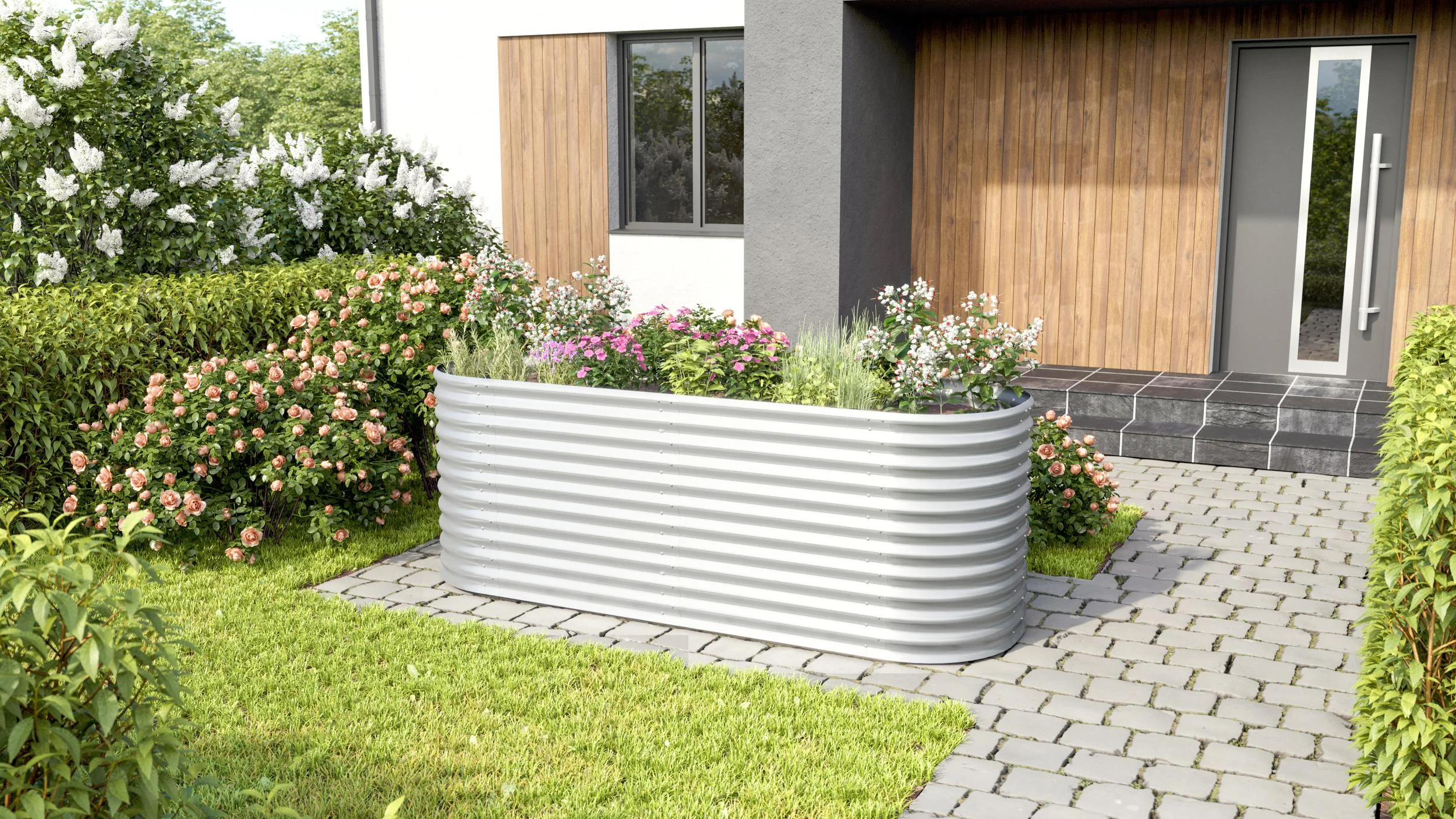 Hochbeeterweiterung Stretched 858, Farbe blank - 1