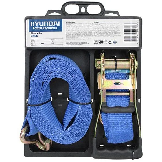 Zurrgurt mit Ratsche und Haken 50mmx5m. - 0