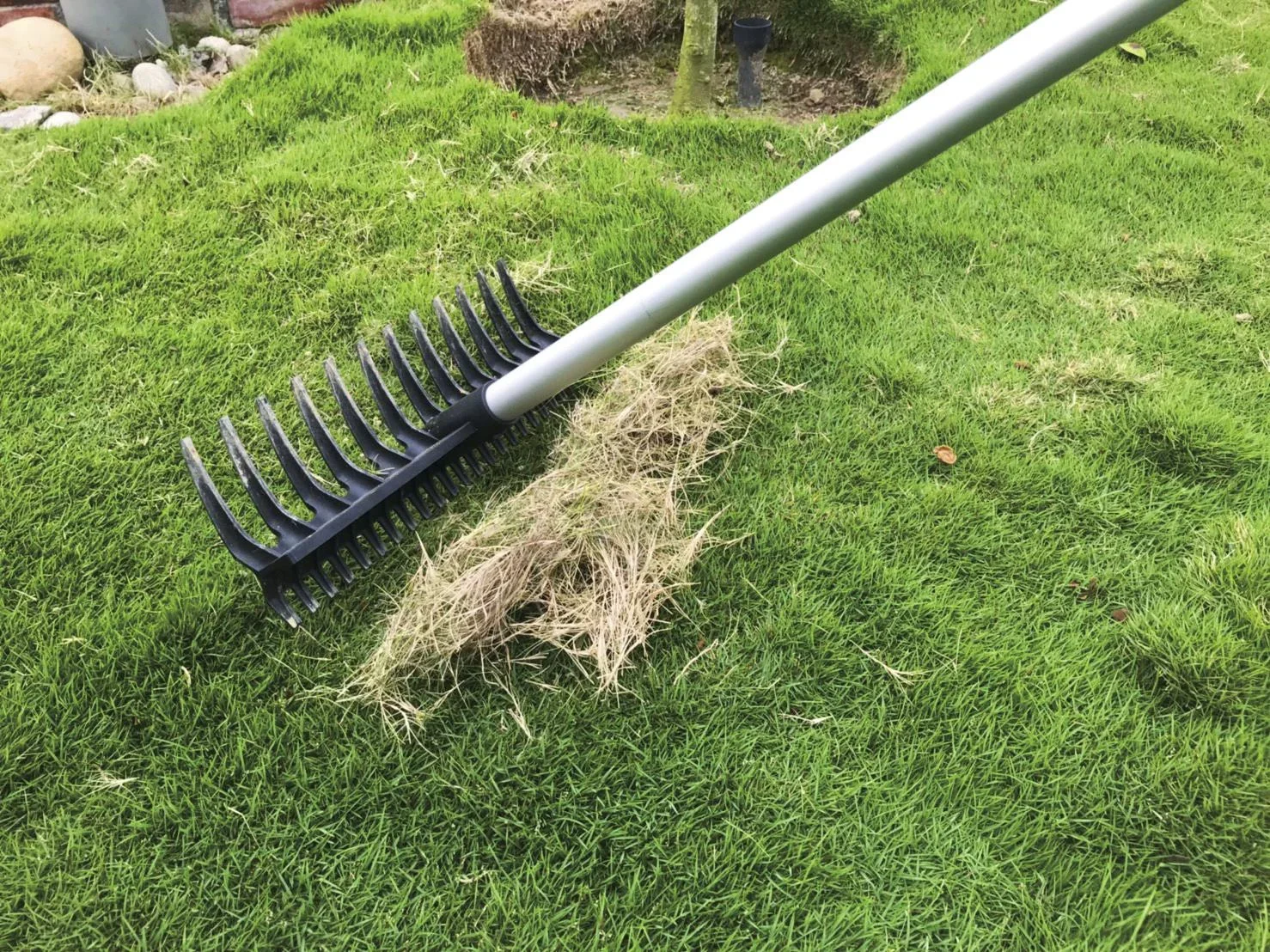 Garten-Rechen 2in1 + Teleskopstiel - 3