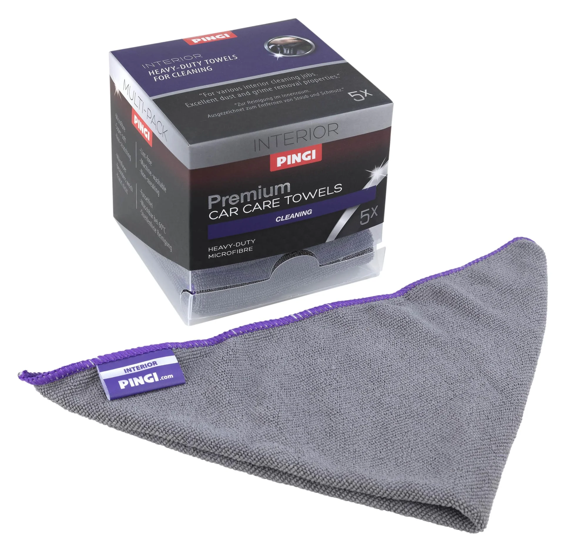 PREMIUM TOWER BOX Mikrofasertücher 3 er Box - 3