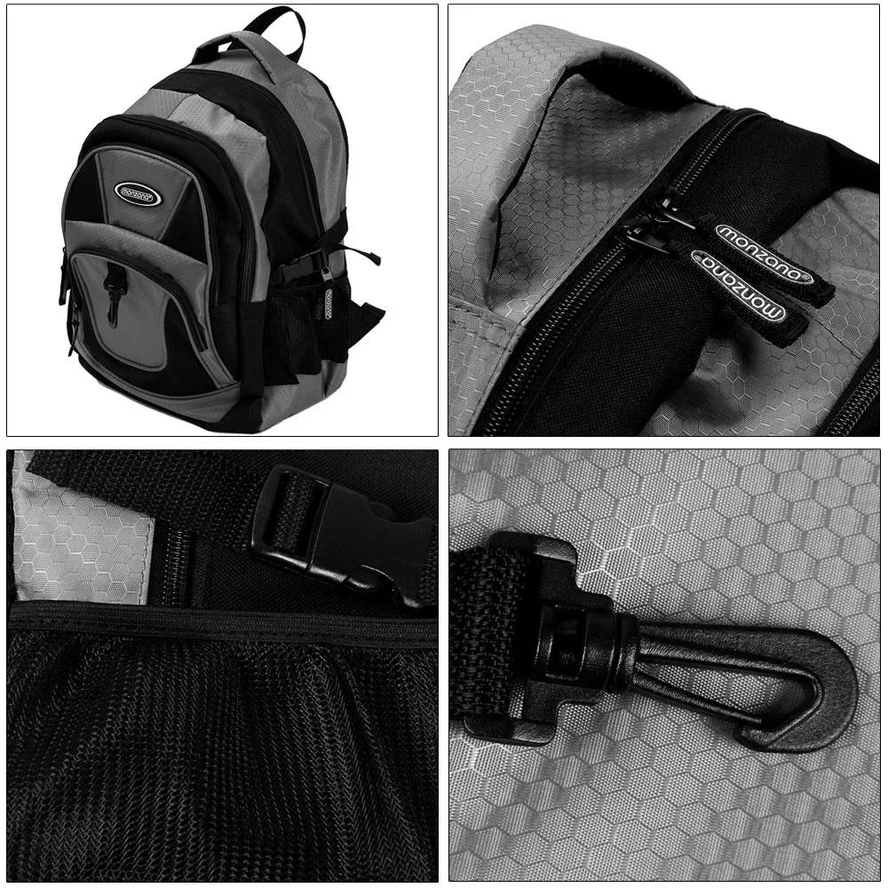 Rucksack 34L - 4 Fächer - Notebookfach - Geldfach - Flaschenhalter - Gurte - 0