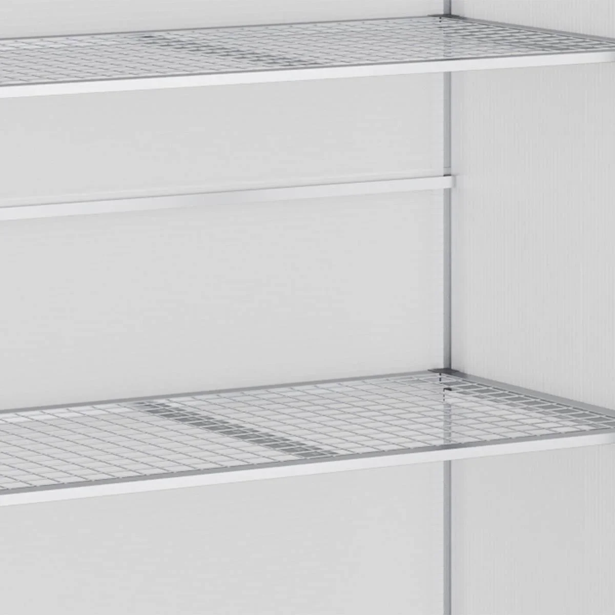 Alu-Gewächshaus mit Schiebetür Fundamentrahmen 3 Ebenen Frühbeet 129,5 x 58 x 140,5 cm Treibhaus Pflanzenhaus Tomatenhau - 0