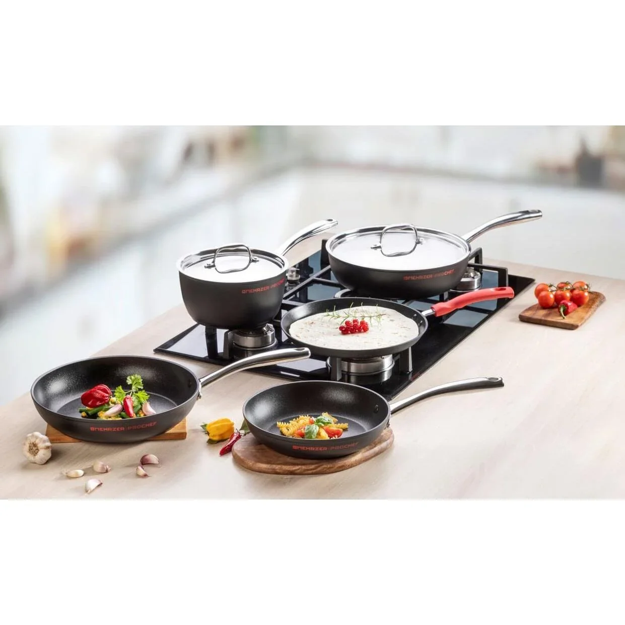 Mehrzer - Bratpfanne 24 cm - Pro Chef - 0