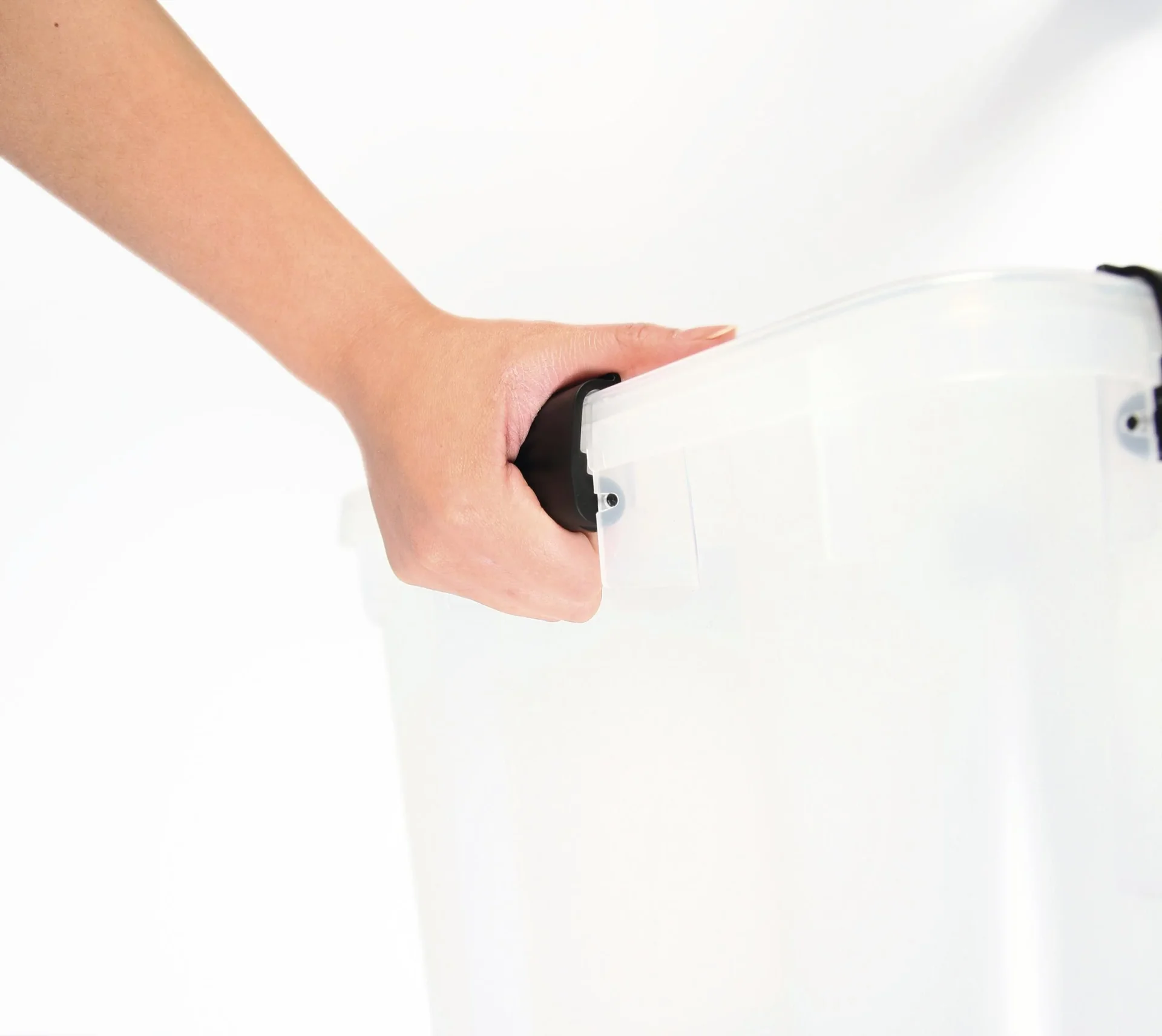 Wasserdichte Aufbewahrungsbox, transparent, 50 Liter - 2