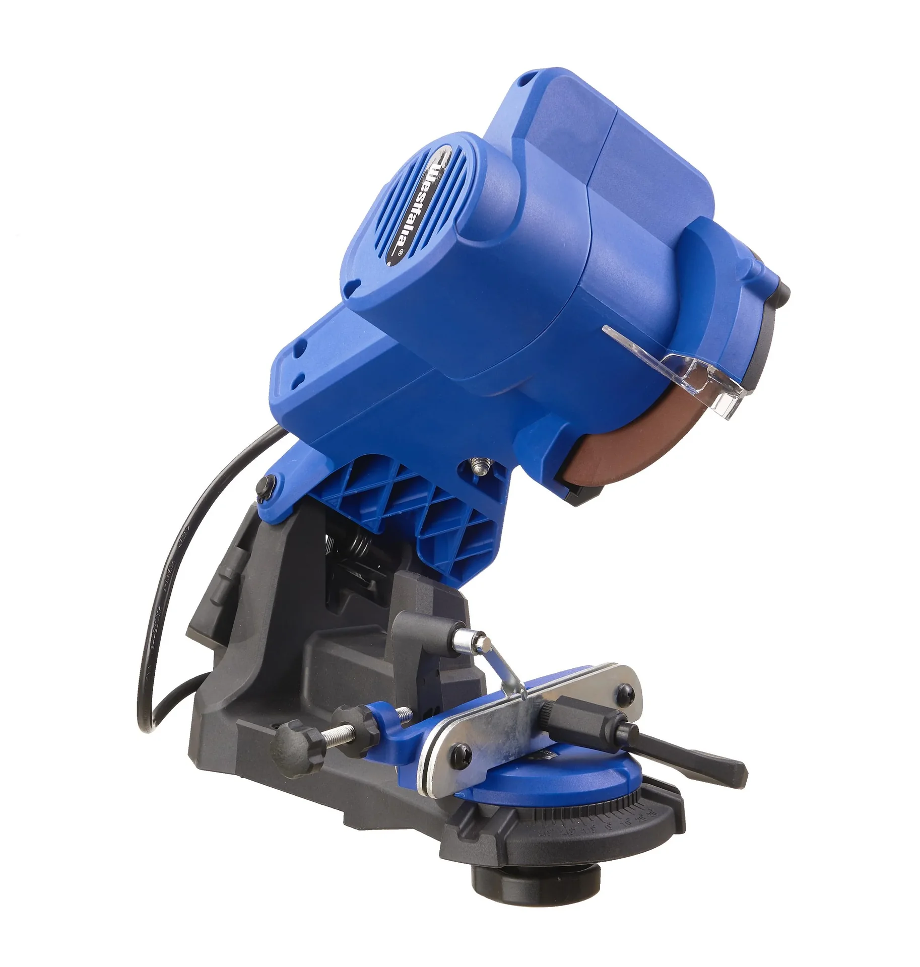 Akku-Sägekettenschärfgerät, 18 Volt, SKSG 18, inklusive Li-Ion-Akku, 4,0 Ah und Ladegerät 2,4 A ALG 18 Volt - 0