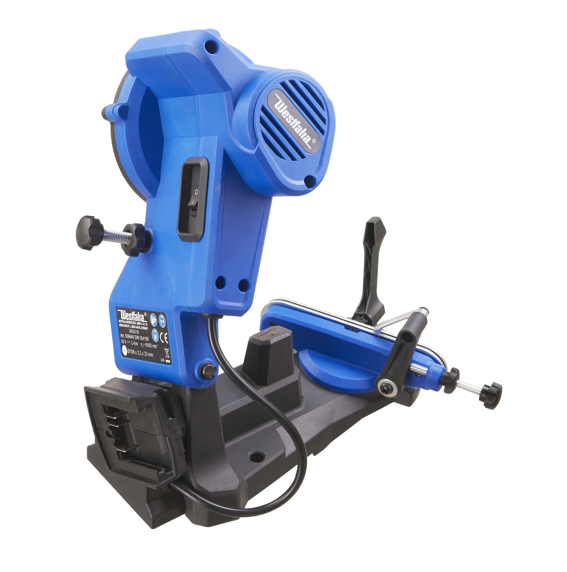 Akku-Sägekettenschärfgerät, 18 Volt, SKSG 18, inklusive Li-Ion-Akku, 4,0 Ah und Ladegerät 2,4 A ALG 18 Volt - 2