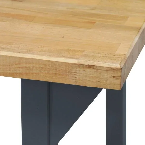 Werkbank / Arbeitstisch mit Lochwand, RAL7016, H850xT750xL2000mm - 0