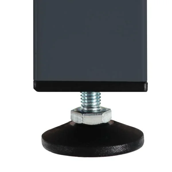 Werkbank / Arbeitstisch mit Lochwand, RAL7016, H850xT750xL2000mm - 1