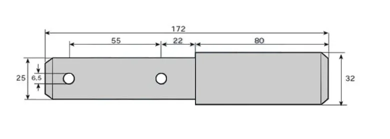 Oberlenker-Stufenbolzen, Kat. 2 (Ø 25 mm) - 3 (Ø 32 mm) - 0