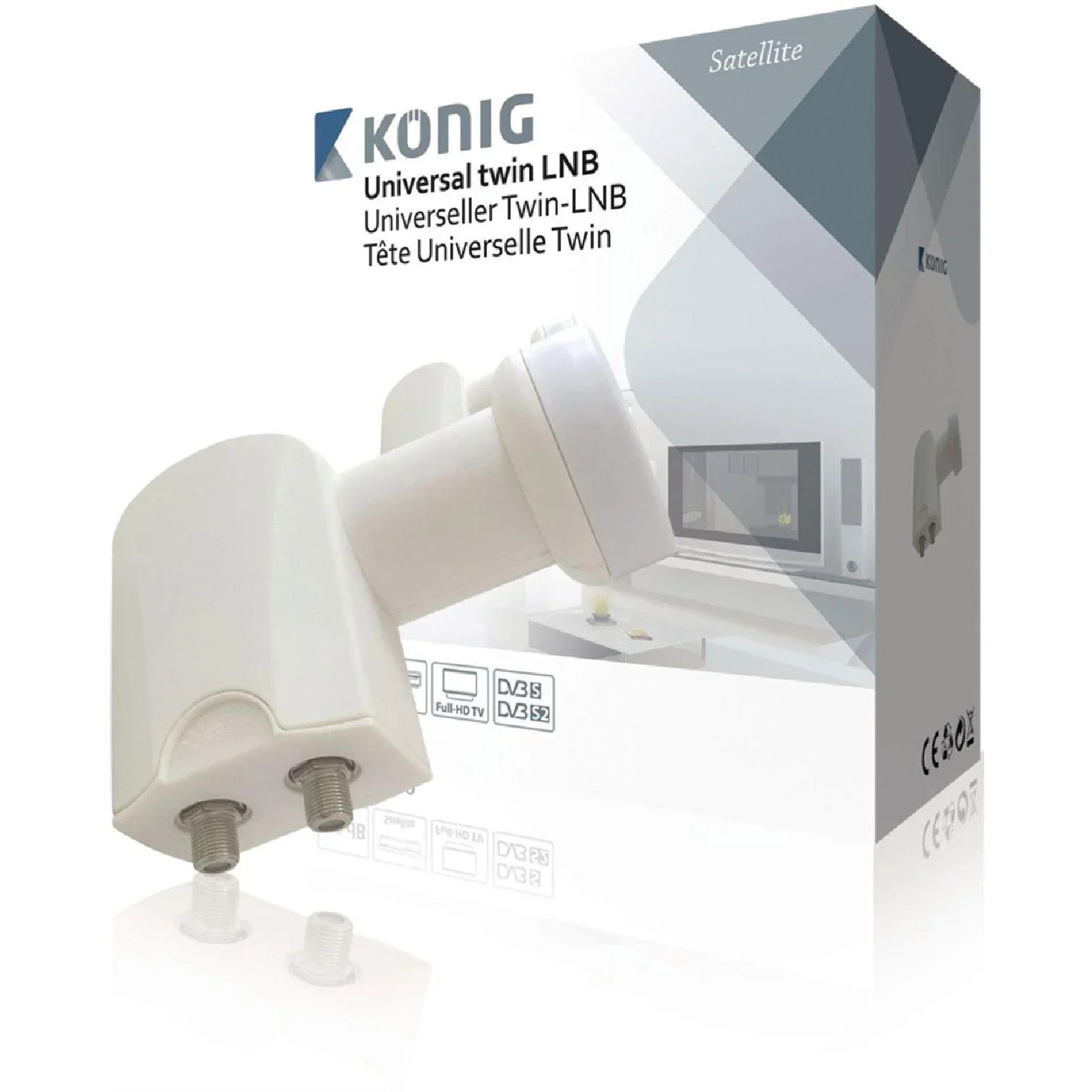 Universal-LNB Twin 0.2 dB - 1