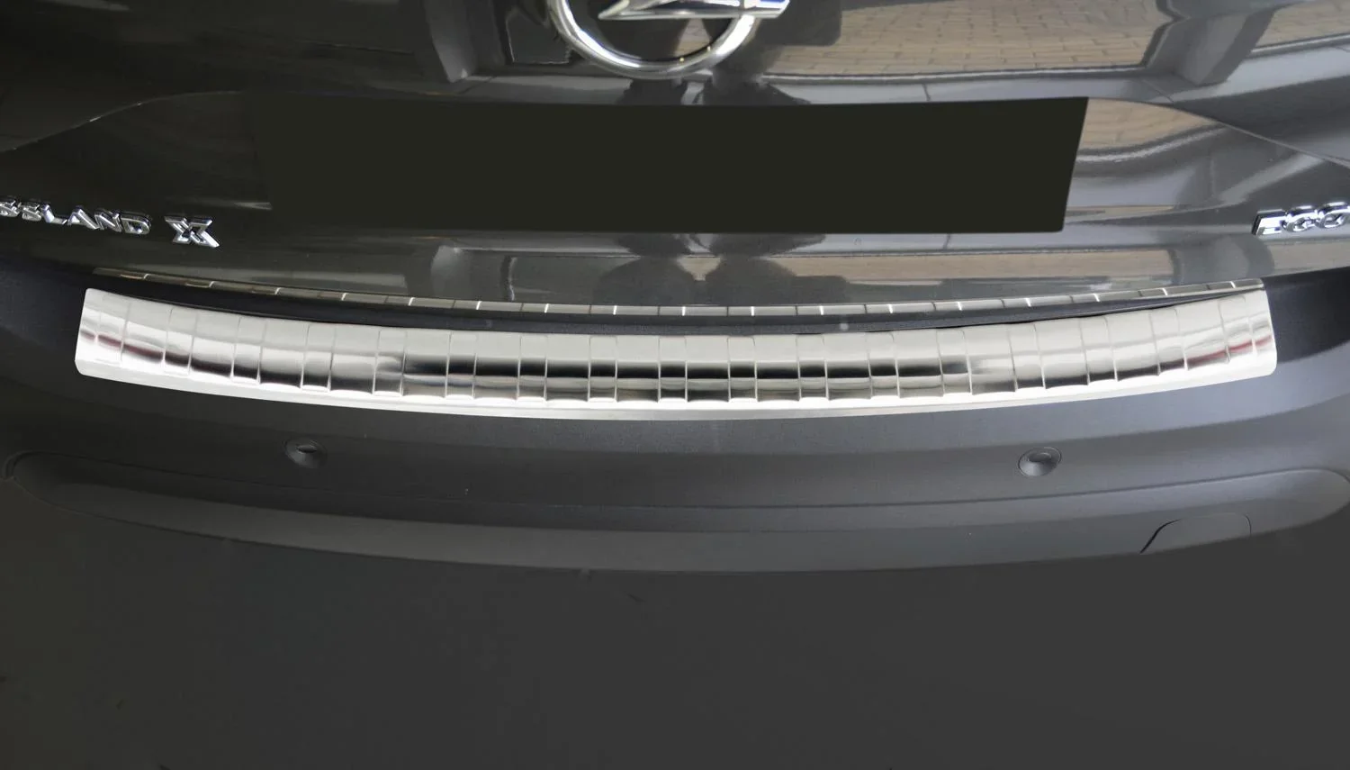 Ladekantenschutz Edelstahl für Opel Crossland X - Baujahr 2017 > - 0