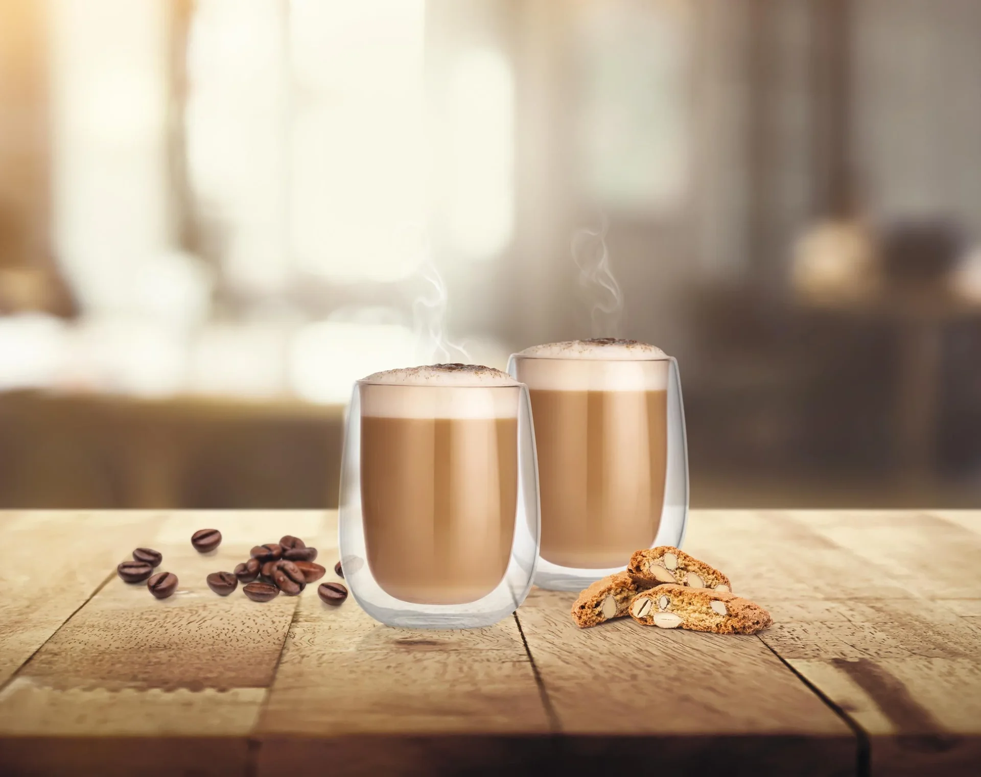 Thermogläser Cappucino, 2er-Set - 1