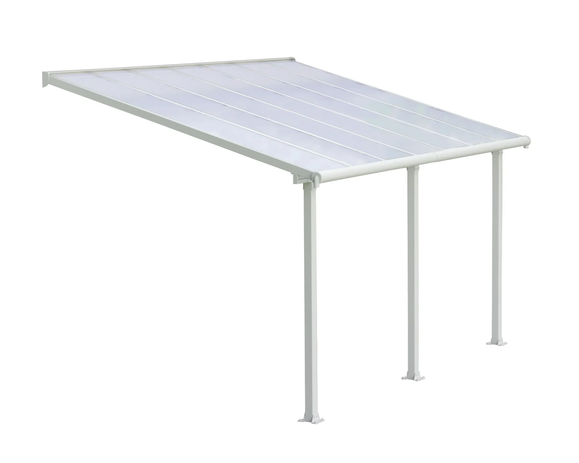 Terrassendach „Olympia“, Weiß, 3 x 4,25 m - 2