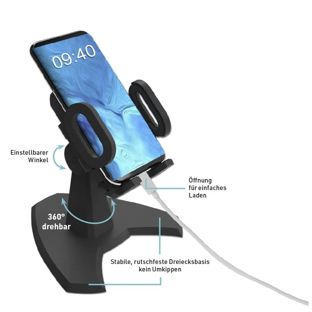 Desk Call Handyhalterung ausziehbar 5-10 cm - 2