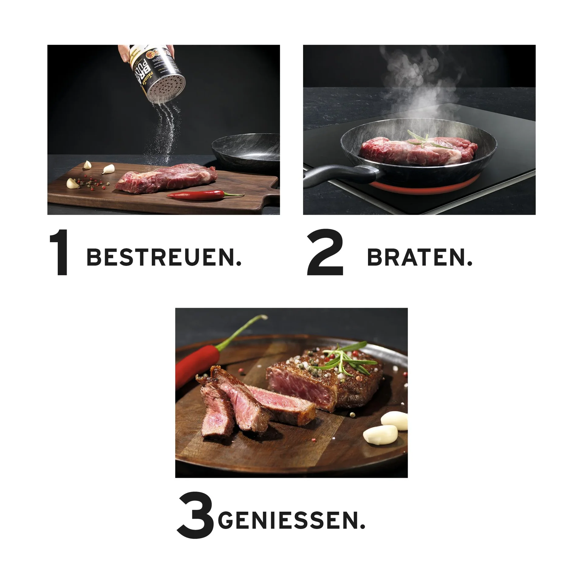 Pflanzliches Bratfett-Pulver, „PAUDAR“, 125 g - 0