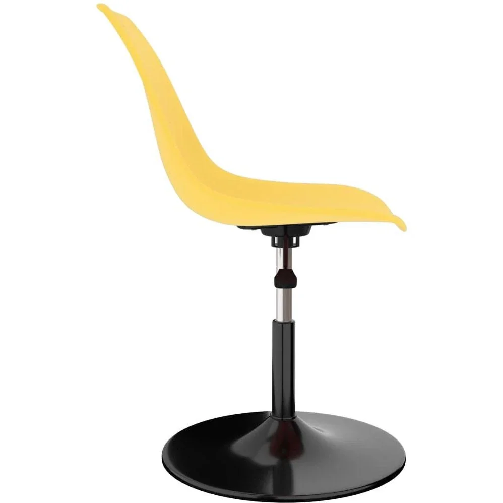Esstischstühle drehbar 2St. PP gelb - 1