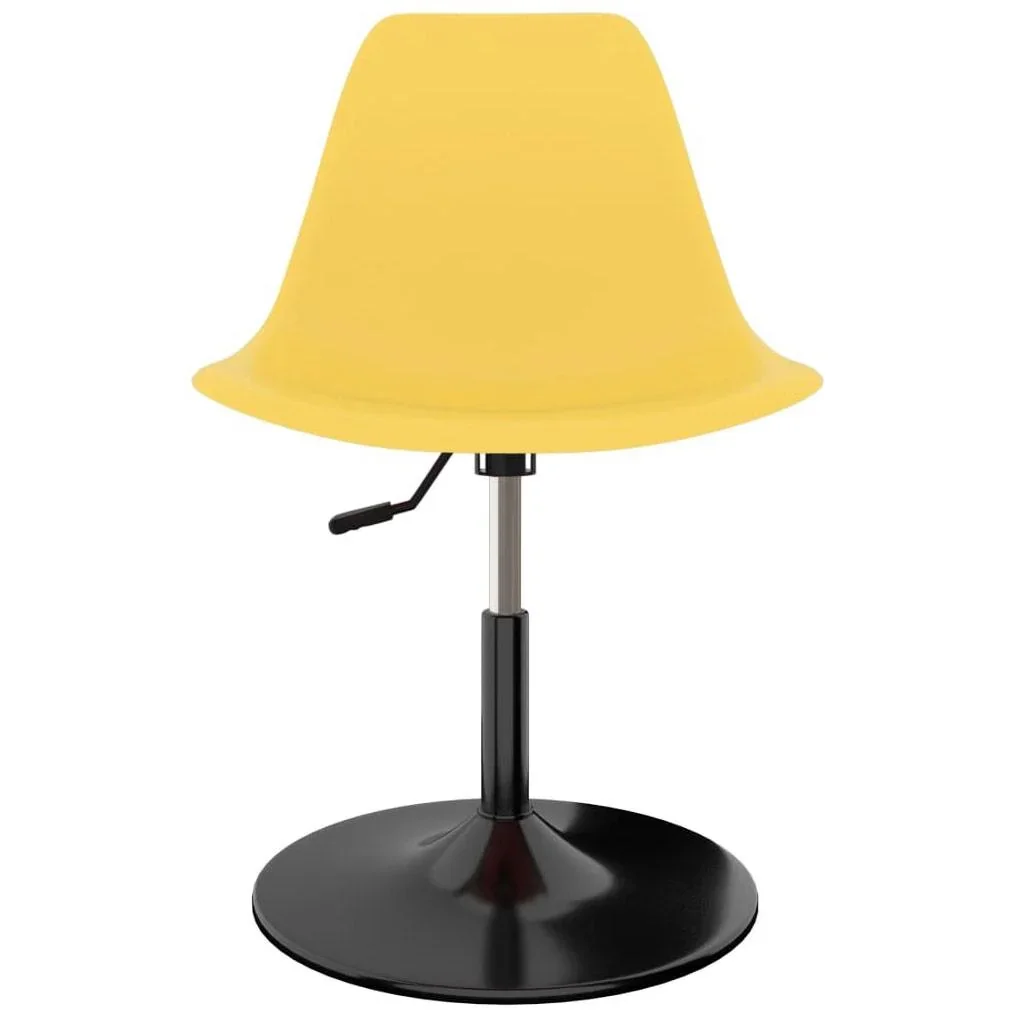 Esstischstühle drehbar 2St. PP gelb - 2