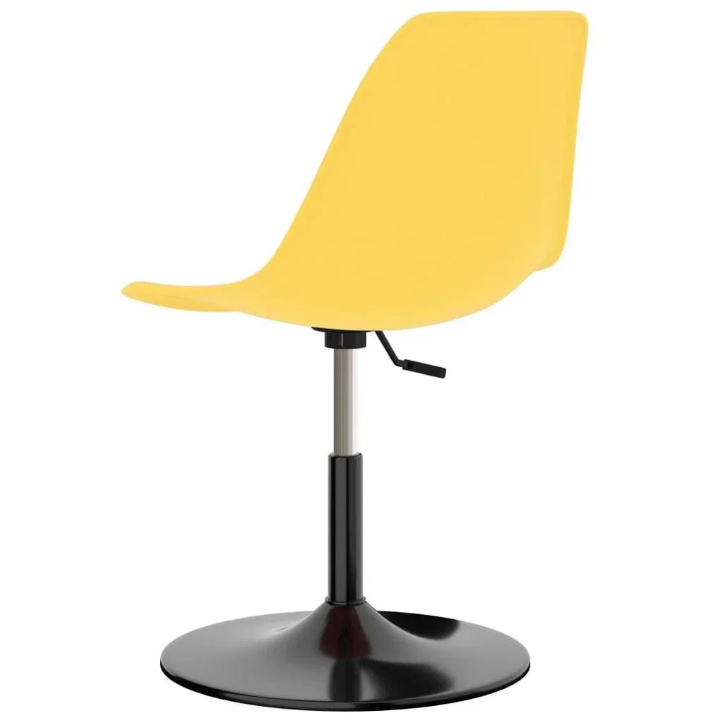 Esstischstühle drehbar 2St. PP gelb - 3