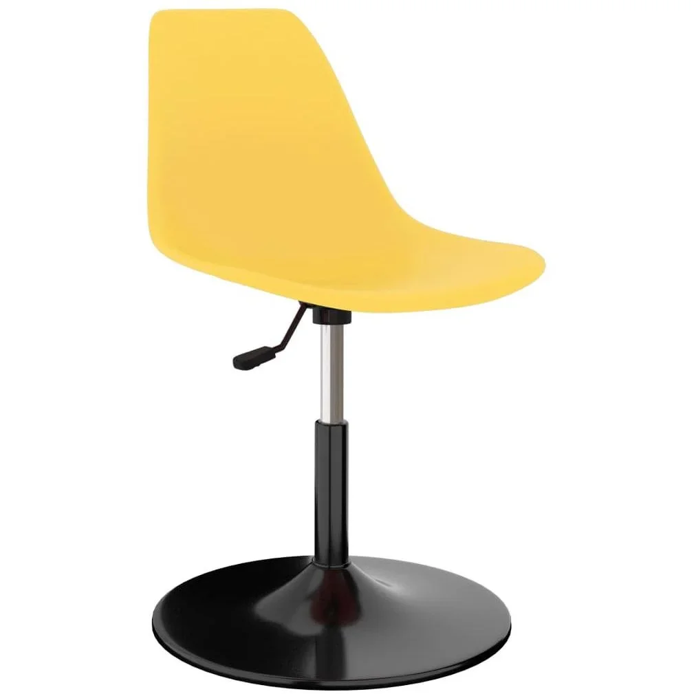 Esstischstühle drehbar 2St. PP gelb - 4