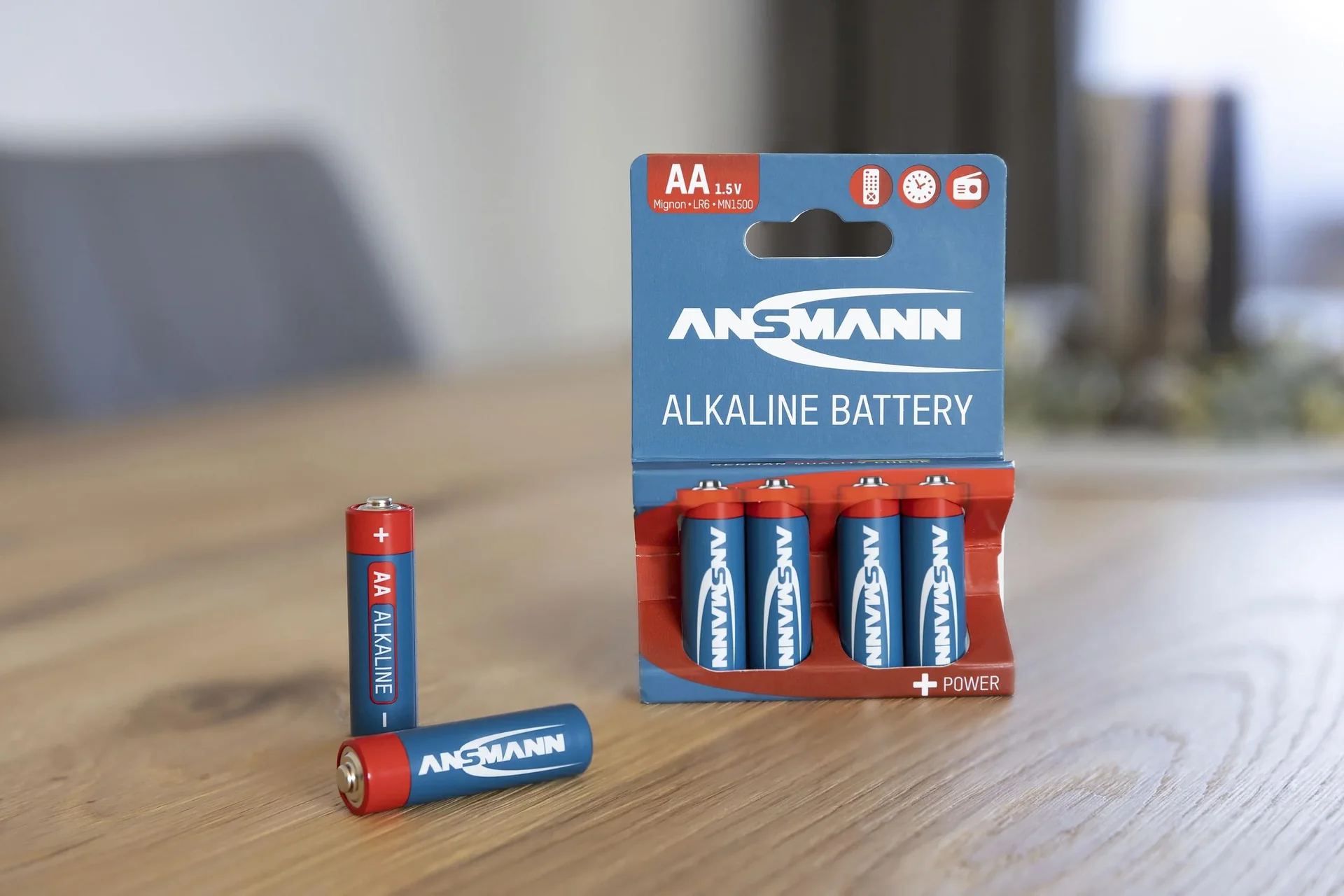 Alkaline Mignon (AA) Batterie - 4 Stück - 3