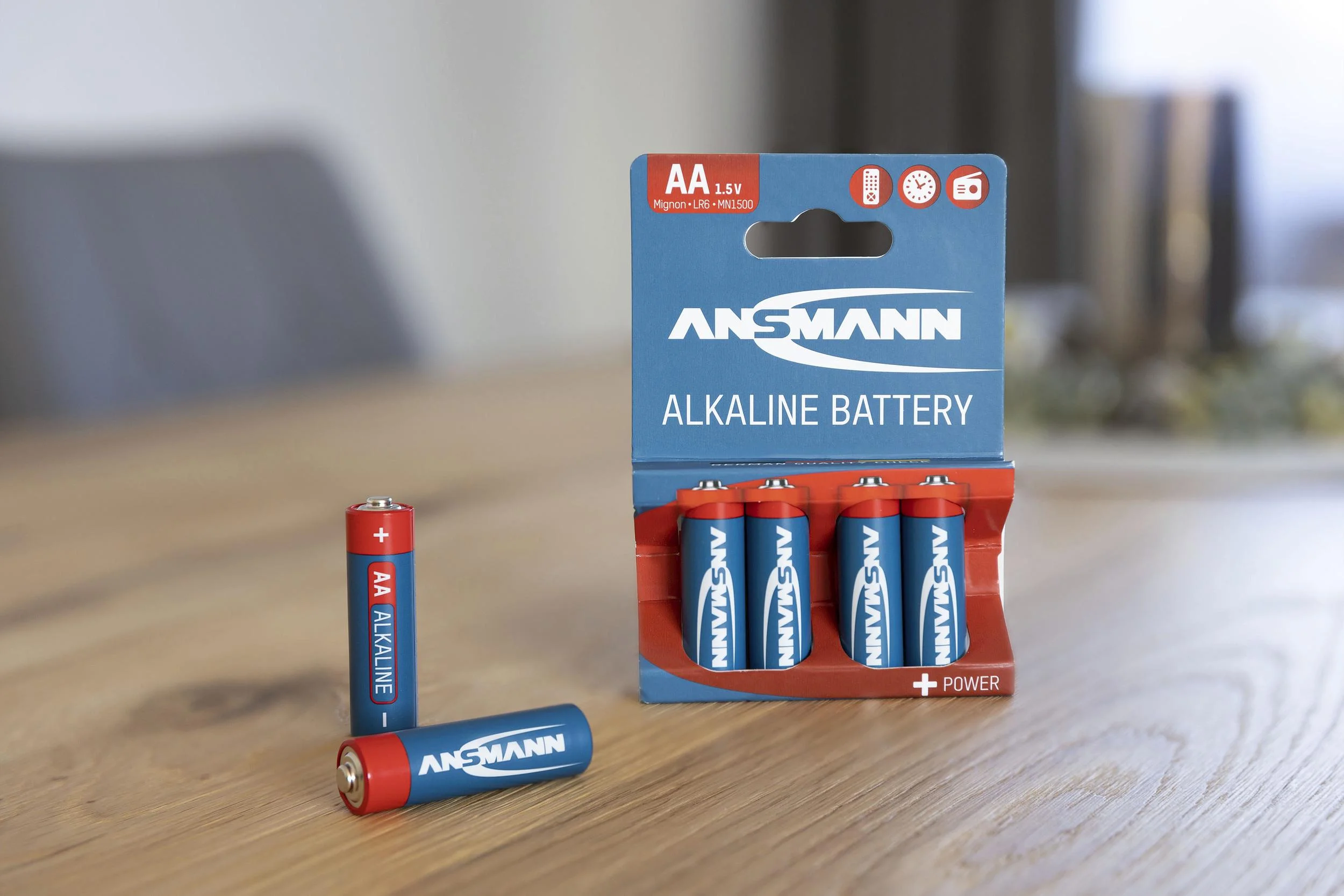 Alkaline Mignon (AA) Batterie - 4 Stück - 3