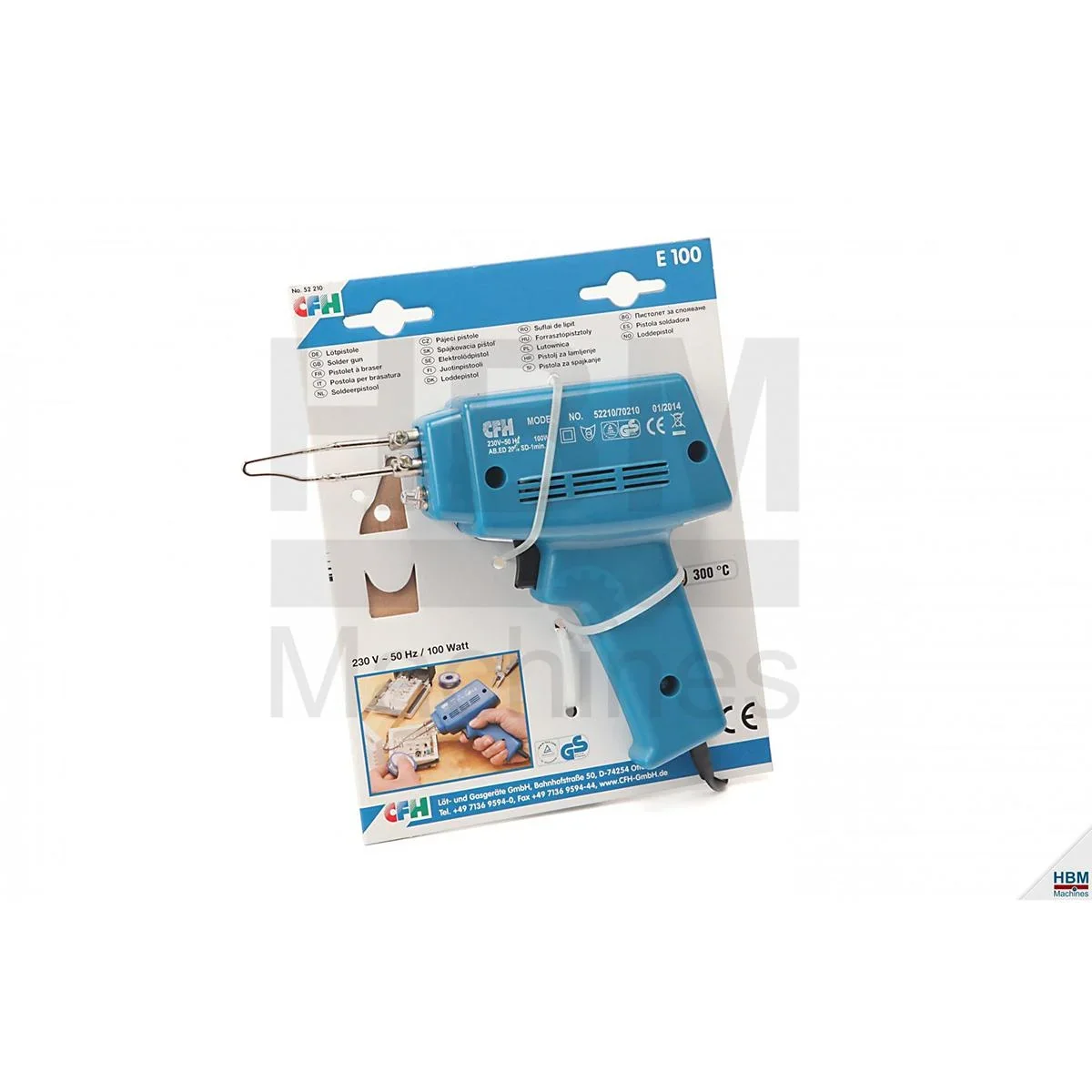 Elektrische Lötpistole - 100 Watt / 300 °C - 0