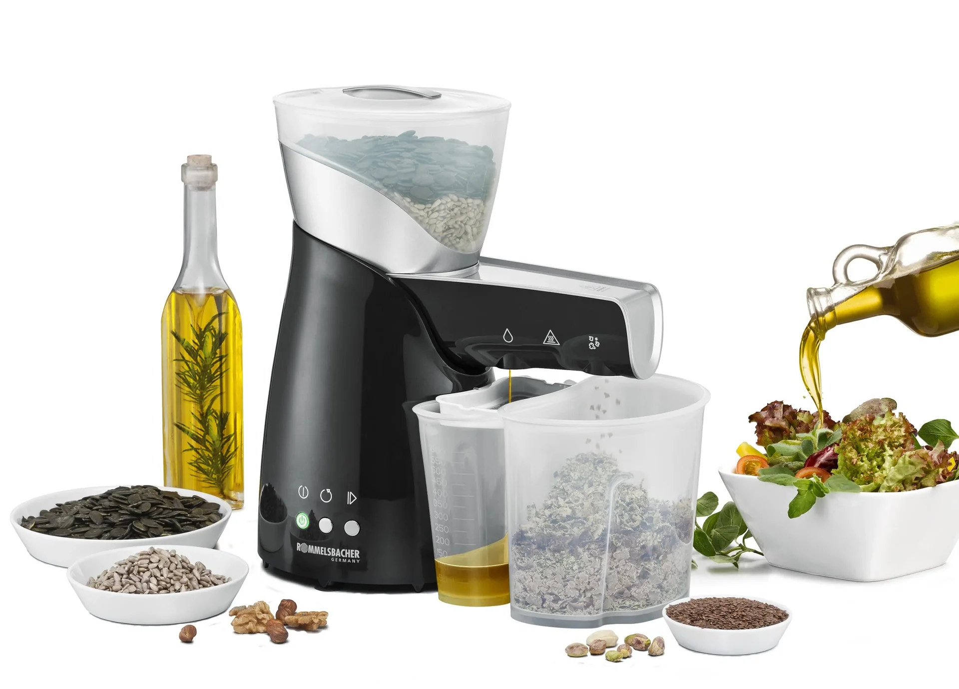 Elektrische Ölpresse OP 700 "Emilio", mit 2 Förderschnecken aus Edelstahl, 650 Watt - 6