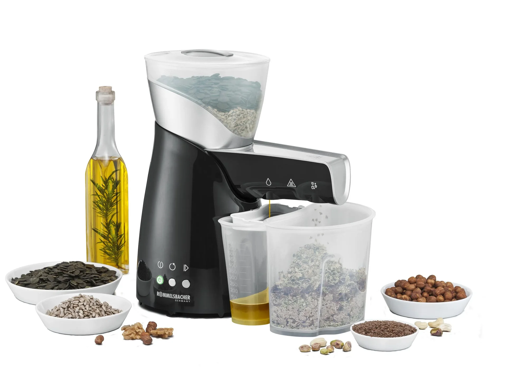 Elektrische Ölpresse OP 700 "Emilio", mit 2 Förderschnecken aus Edelstahl, 650 Watt - 8