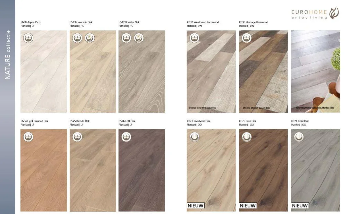 Nature Laminatboden Curving Riverbank Oak 8 mm 2,22 m² - 3