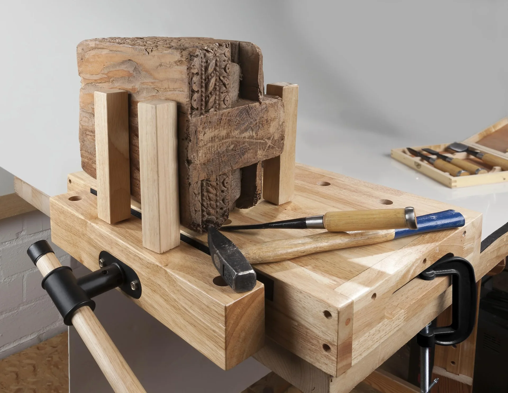 Mini - Hobelbank, transportabel - 4