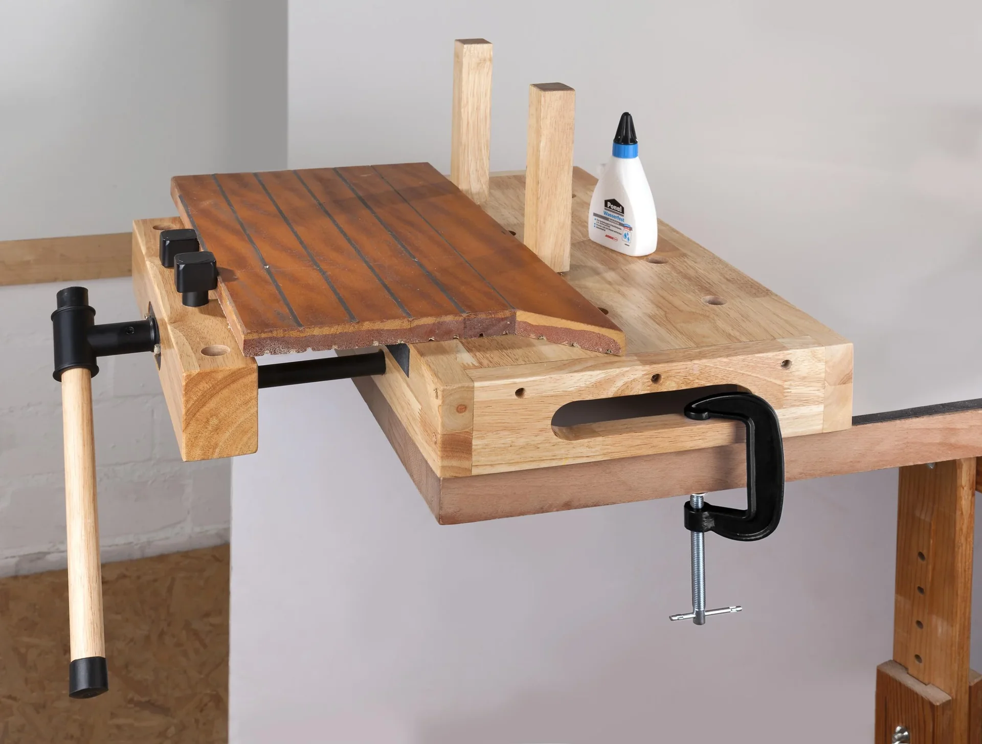 Mini - Hobelbank, transportabel - 6