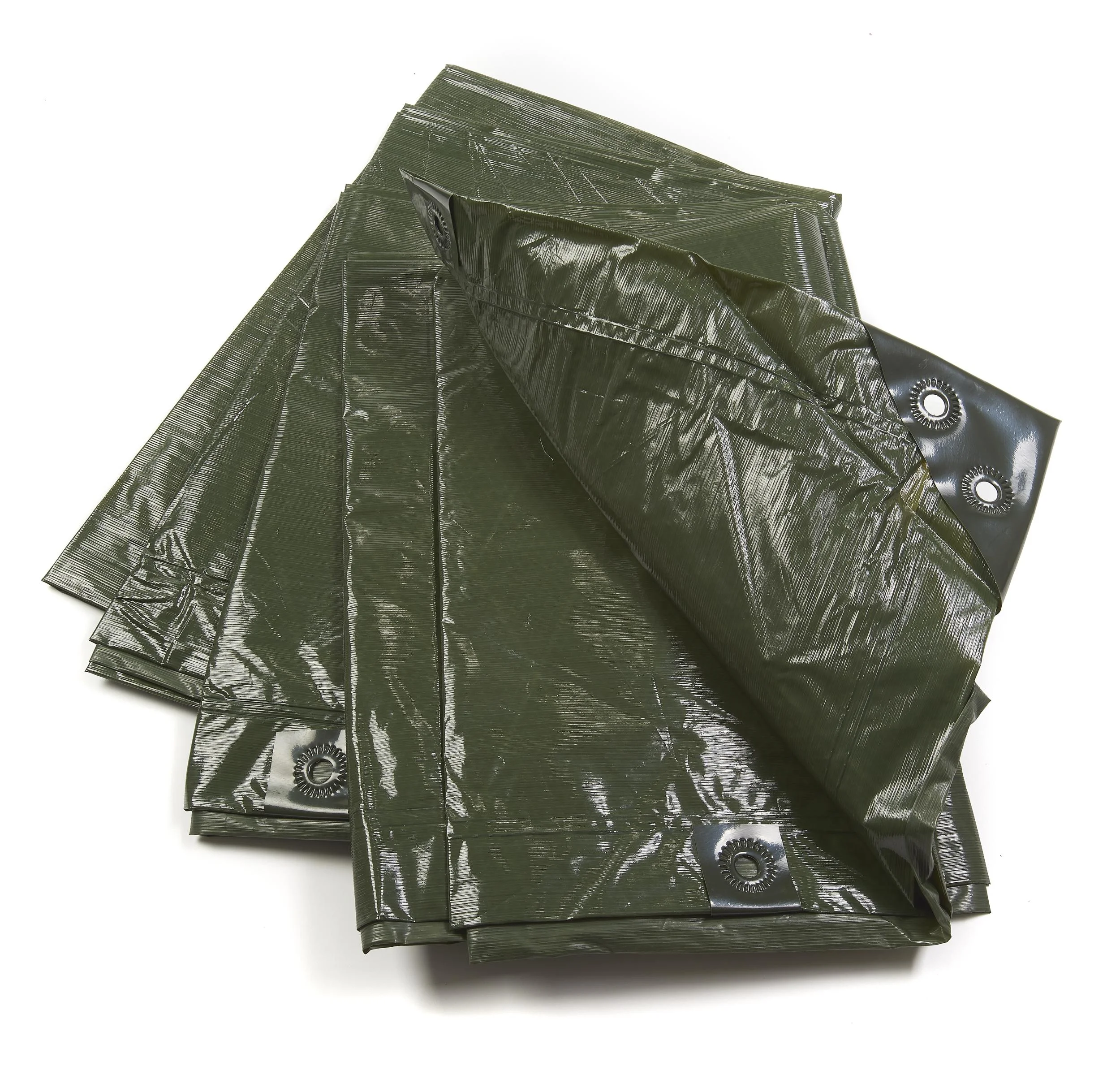 Abdeckplane, grün, stark 90 g/ m², 6 x 10 m - 1