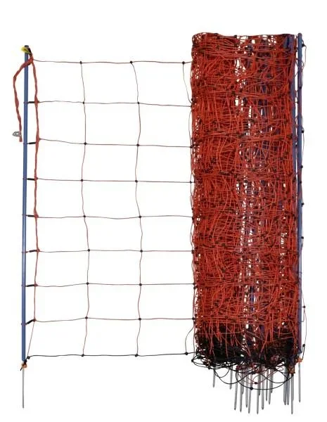 Schafnetz OviNet Premium, 50 m, orange, 108 cm, Einzelspitze - 0