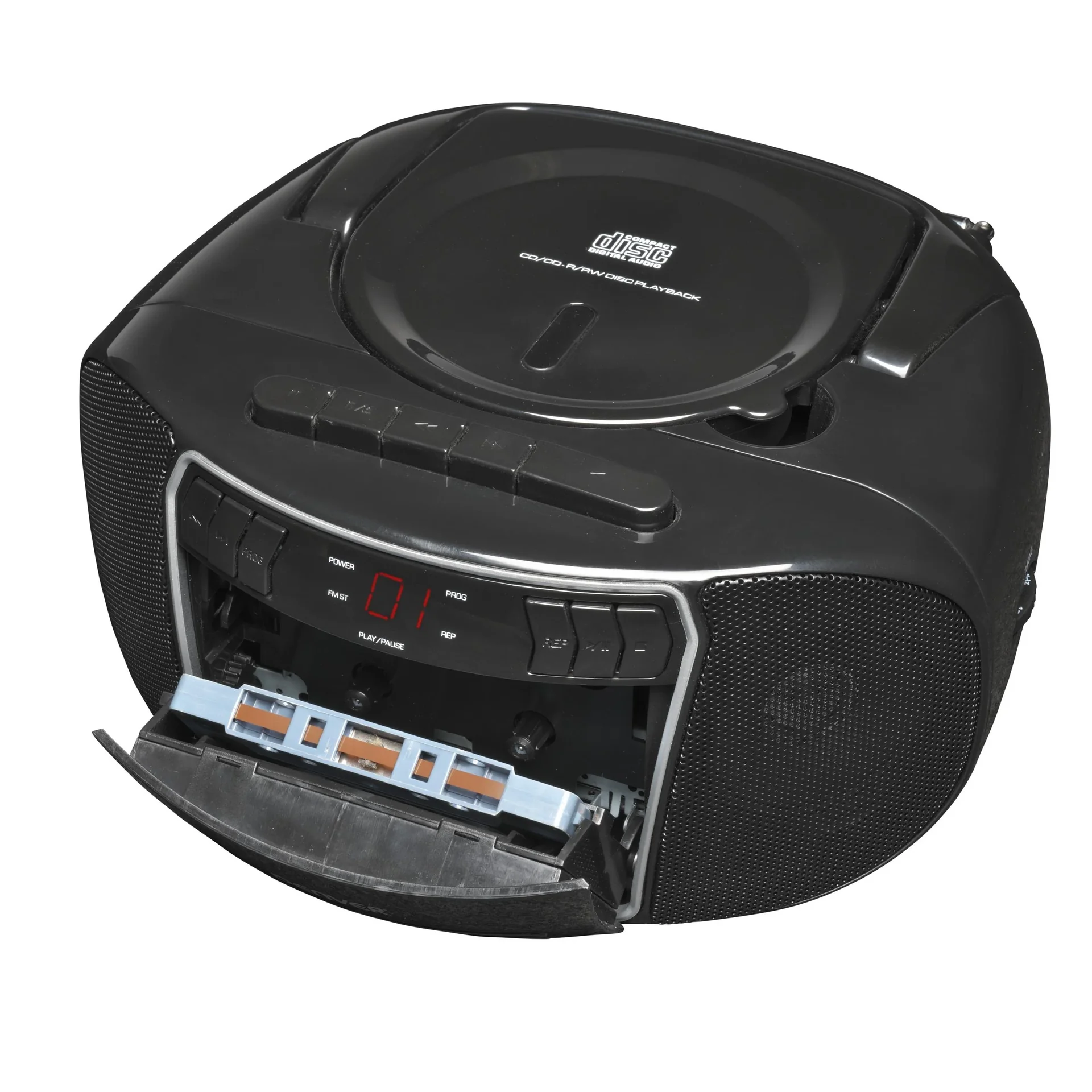 Tragbarer CD-Player mit Kassette, Radio und Aux-Eingang TCP-40 - 0