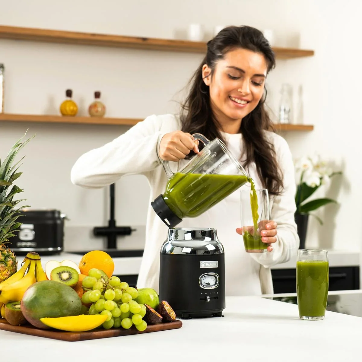 Retro Blender - Smoothie Maker - Schwarz - 4