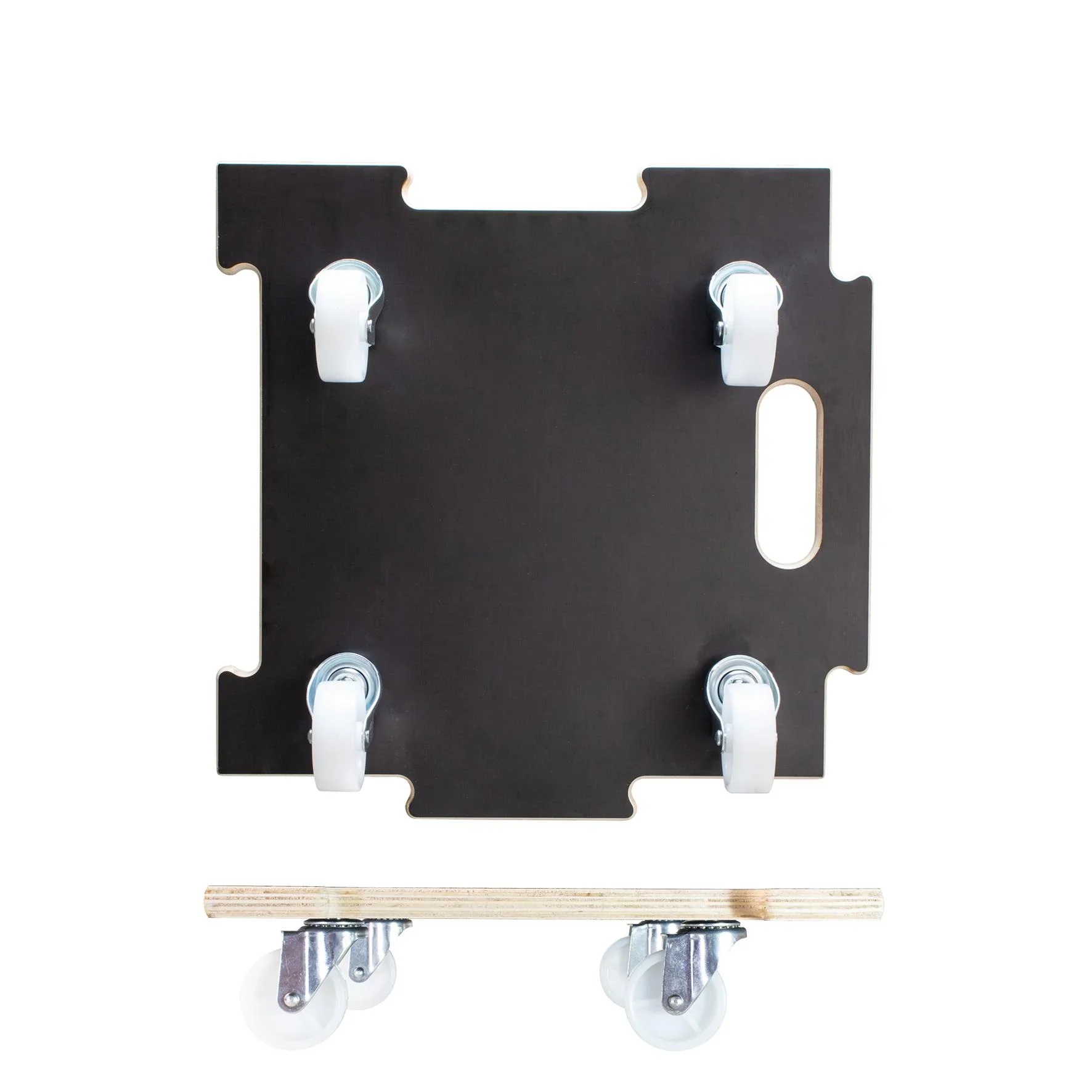 Multi Roller MR 1393, 39 x 39 x 10 cm, harte Rollen Ø 63 mm, Platte Multiplex Maxigrip FSC®, Tragkraft 200 kg - 0