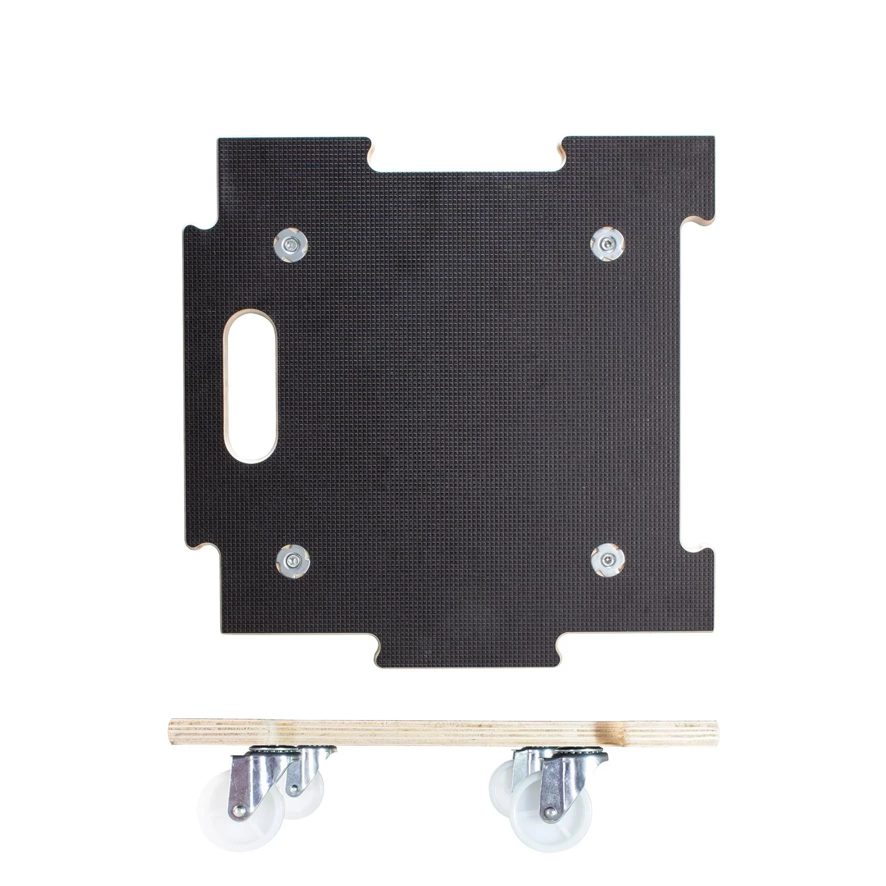 Multi Roller MR 1393, 39 x 39 x 10 cm, harte Rollen Ø 63 mm, Platte Multiplex Maxigrip FSC®, Tragkraft 200 kg - 2