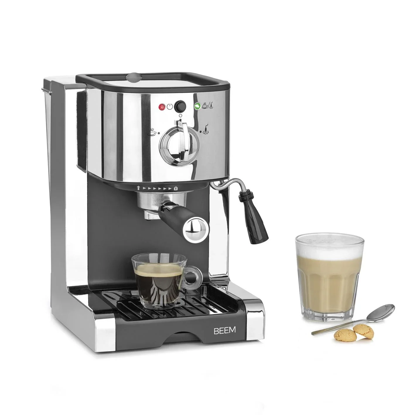 Espresso Perfekt, Siebträger-Maschine, silber - 8