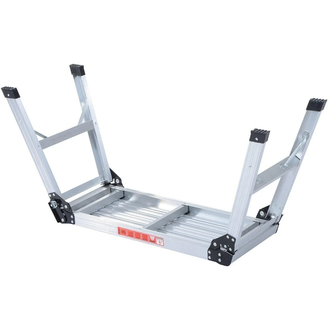 Arbeitsplattform Alu Trittbank Trittleiter Arbeitsbühne klappbar - 0