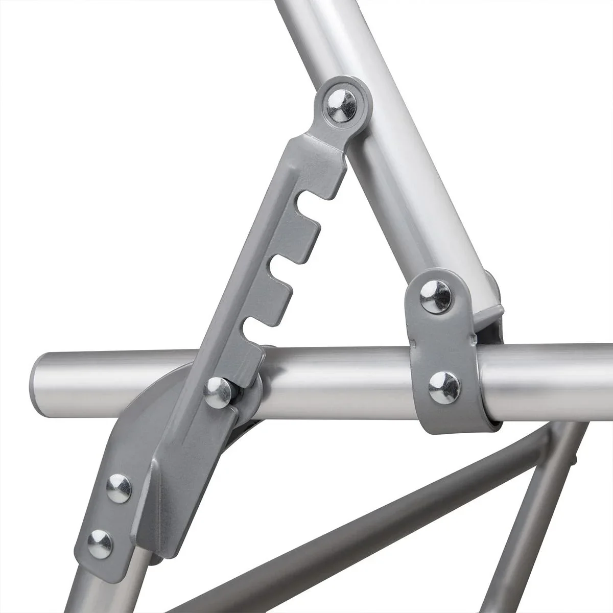 Liegestuhl 'Ibiza' mit Schiebedach aluminiumgrün 190 x 59 x 29cm - 4