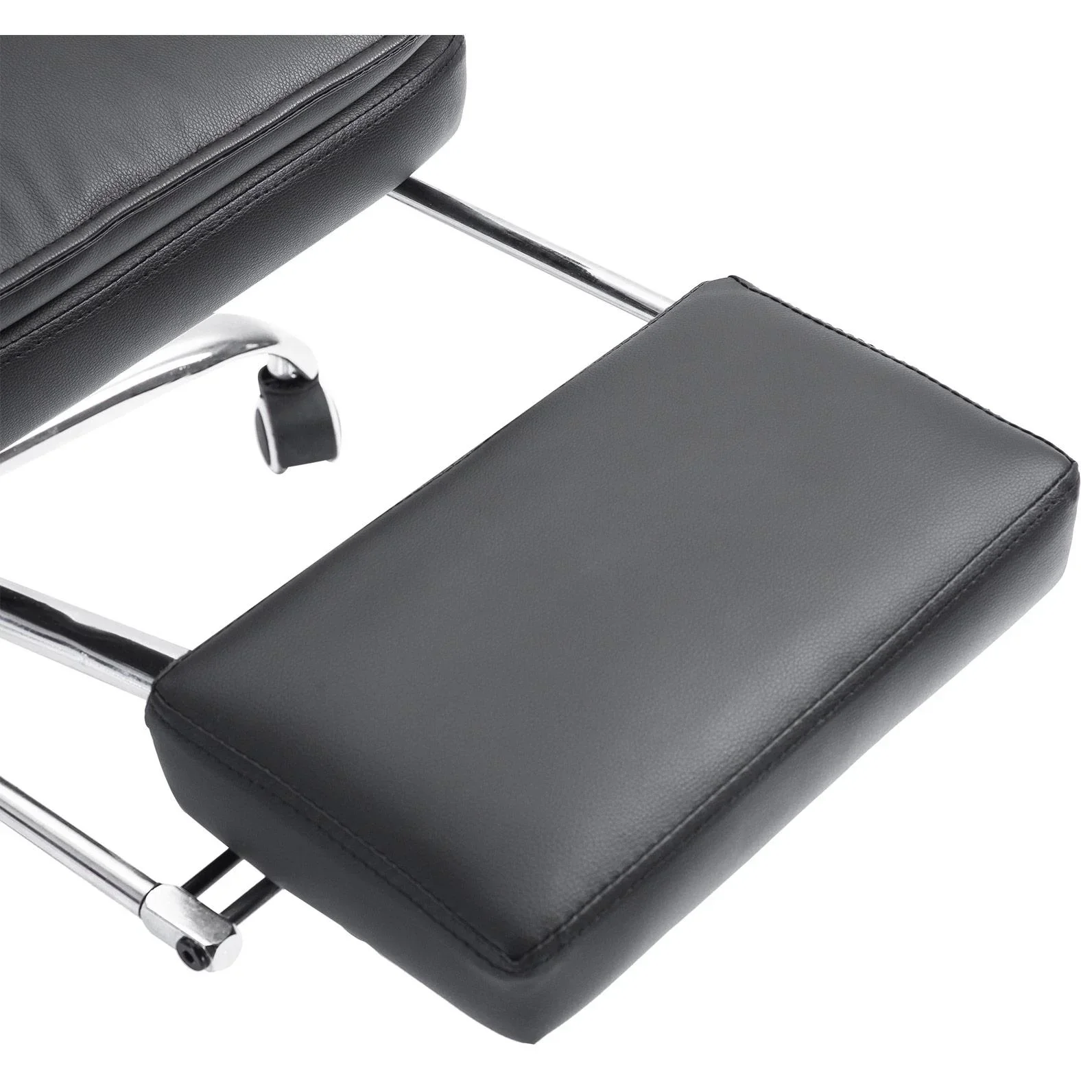Chefsessel Bürosessel Bürostuhl Schreibtischsessel höhenverstellbar ergonomisch Schwarz 70 x 64 x (106 113) cm - 2
